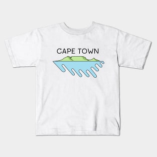 Cape Town Table Mountain Kids T-Shirt